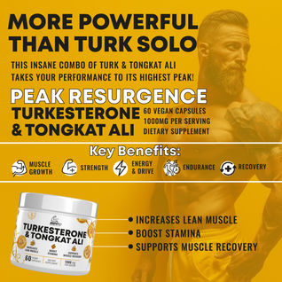Turkesterone & Tongkat Ali: Power That Builds Real Strength